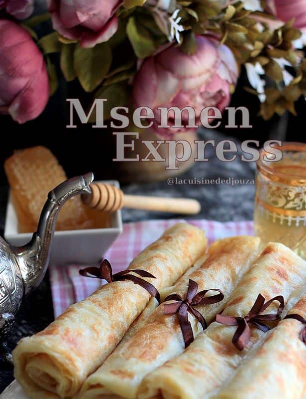 Msemen express sans pétrissage