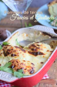 Gratiné de pommes de terre farcies facile