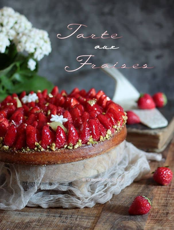 tarte de fruits frais aux fraises