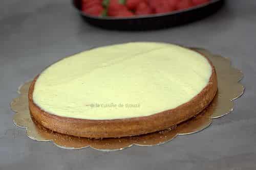 Crème pâtissière pour tarte aux fraises