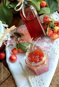 Confiture de Cerises Jaunes à la Rose
