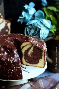 Gâteau Marbré et son Glaçage Rocher