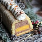 Buche façon charlotte à la bavaroise chocolat