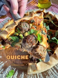 Quiche Kefta tomates