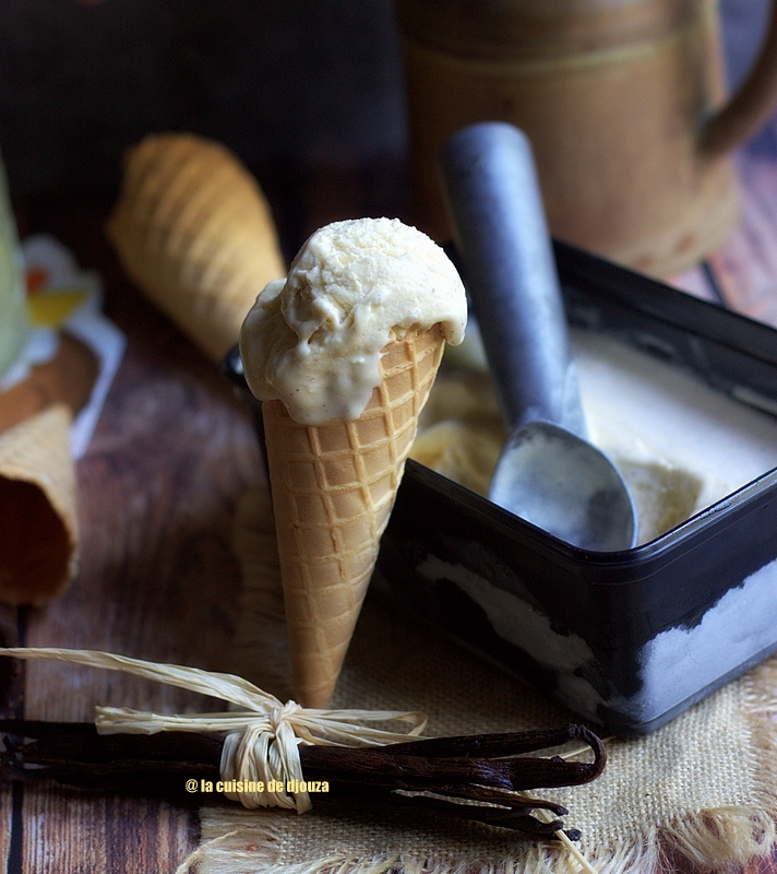 Recette crème glacée fait maison vanille