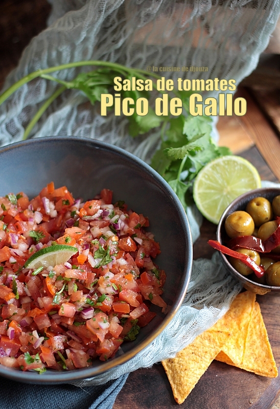 Salade de tomates mexicaine pico de gallo