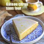 Gâteau moelleux citron cuit à la poele