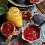 Compote légère figues poires au sirop d'agave