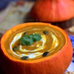 recette de velouté aux lentilles corail et potimarron