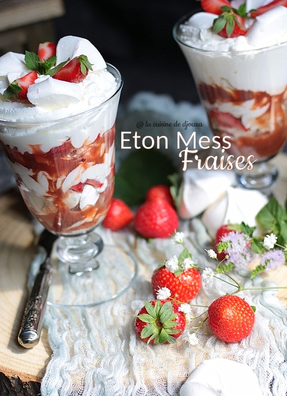 Délices aux fraises anglais, Eton Mess