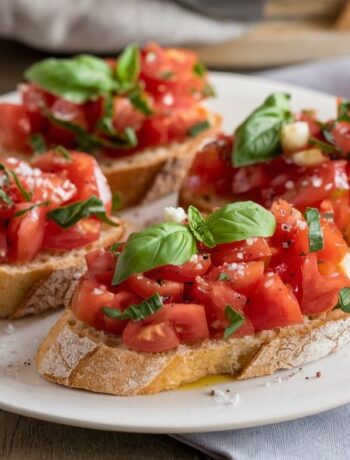 Bruschetta italienne à la tomate