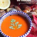 Soupe de tomate sans gluten facile