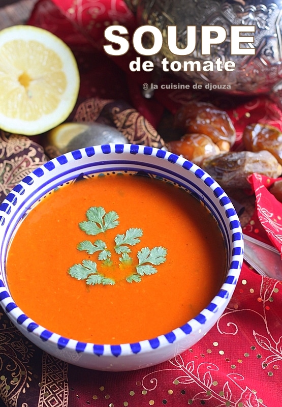 Soupe de tomate sans gluten facile