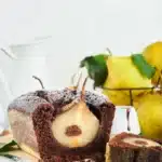 cake aux poires entières et chocolat noir