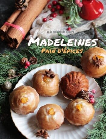 Madeleines de Noel saveur pain d'épices