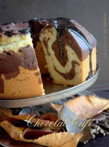 Recette de Gâteau Marbré chocolat café
