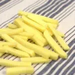 séchage des frites croustillantes