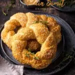 Pain turc aux sésames Simit