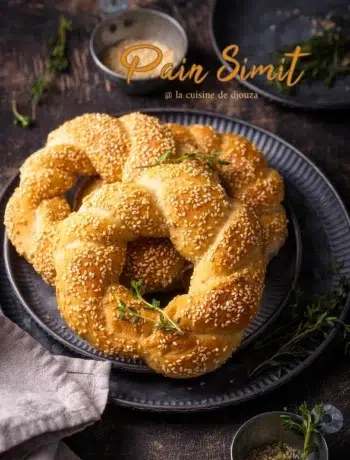 Pain turc aux sésames Simit