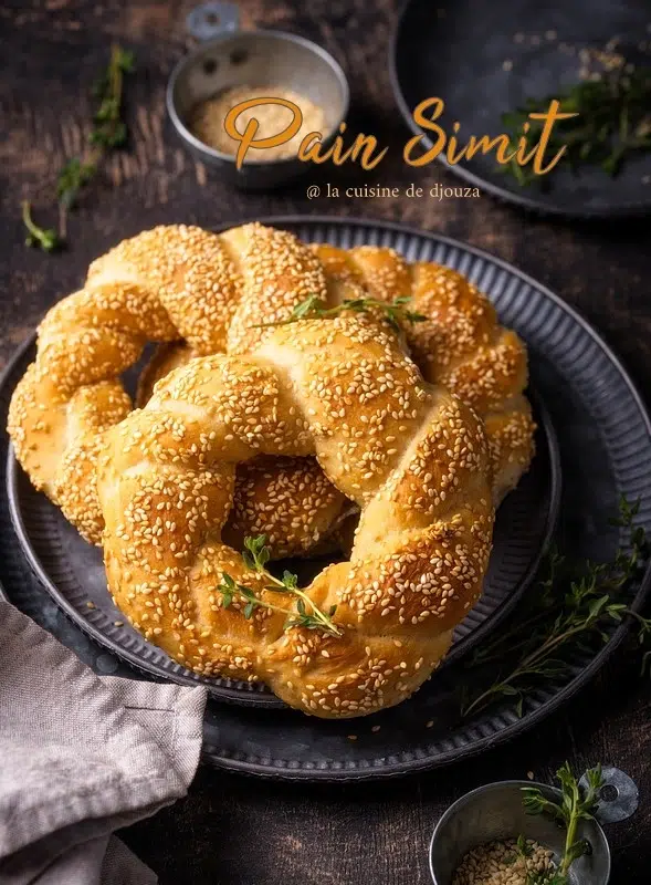 Pain turc aux sésames Simit