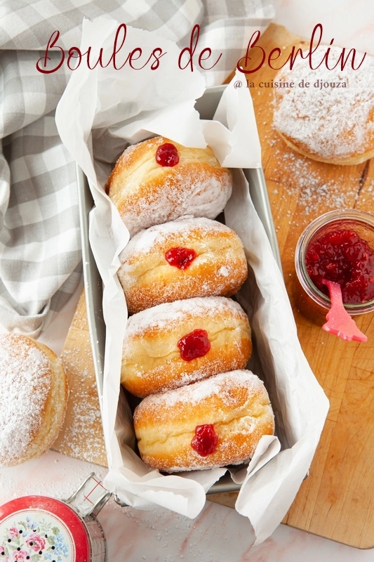 Boules de Berlin beignets allemand moelleux