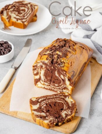 cake chocolat marbré de cyril lignac