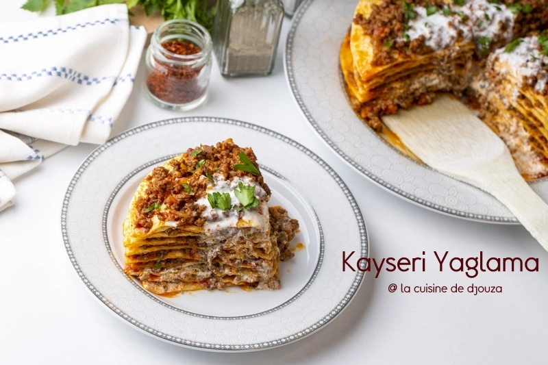galettes turques façon lasagnes