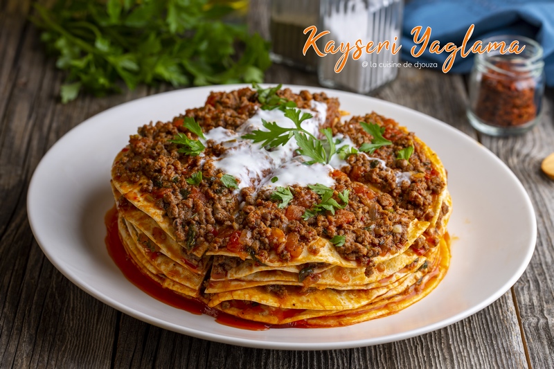 Lasagnes de galettes turques