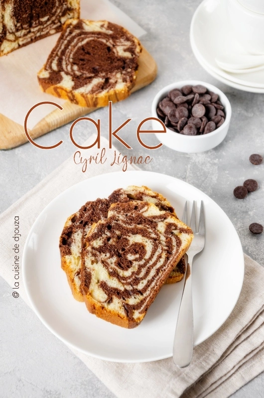 Meilleure recette de cake marbré chocolat Cyril Lignac