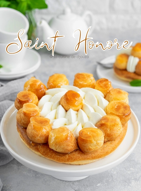 Gâteau pâtissier st honoré aux choux caramel