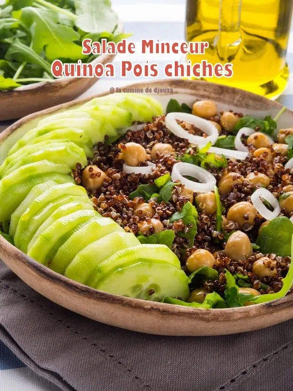 salade dietetique minceur quino pois chiches