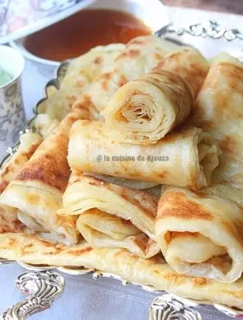 Msemen crêpes feuilletées algériennes