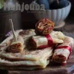 Mhajeb Carrés Algériens à la Farce Tchektchouka