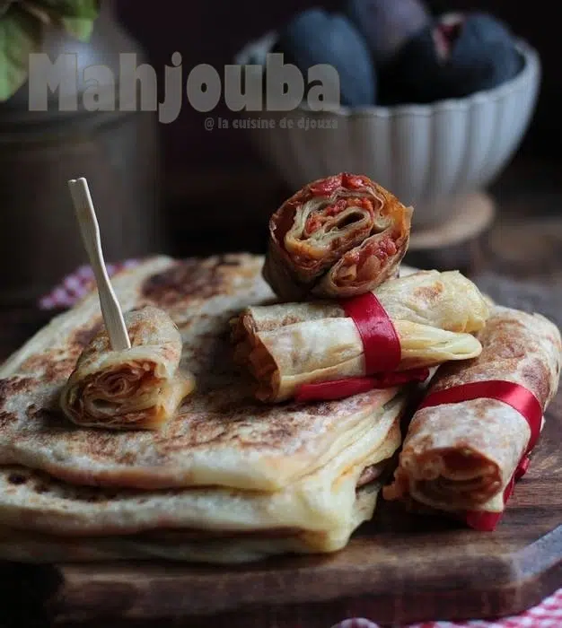 msemen farcis aux oignons et poivrons