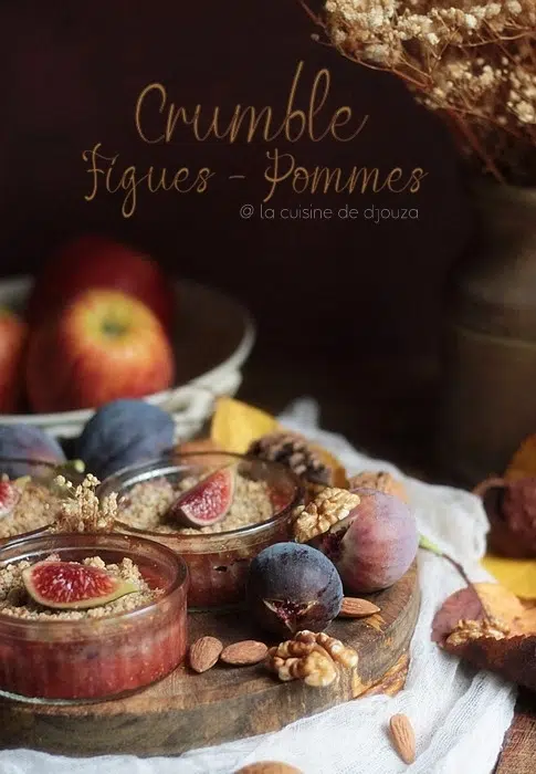 Crumble sain à IG Bas sans sucre sans farine