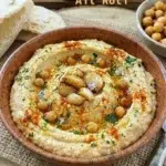 Houmous à l'ail Rôti et paprika fumé