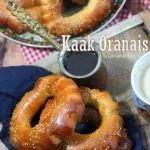 Kaak oranais brioché traditionnel en couronne
