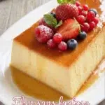 Flan renversé au lait végétal