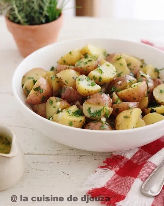 salade de pommes de terre aux herbes