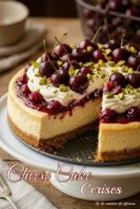 Recette de cheesecake aux cerises bigarreaux