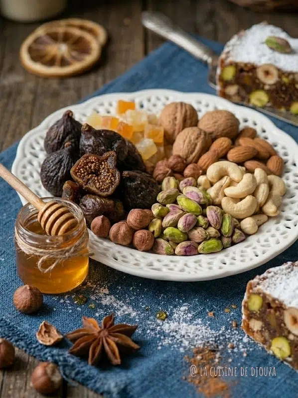 Fruits secs utilisés pour préparer panforte italien