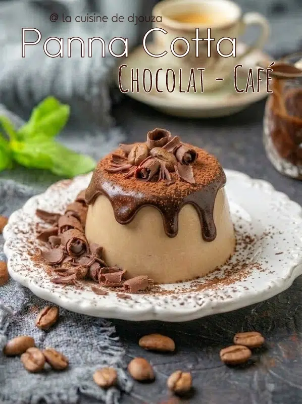 panna cotta cafe chocolat