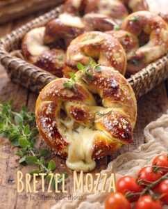 Bretzel à la Mozzarella : Recette fourré au fromage