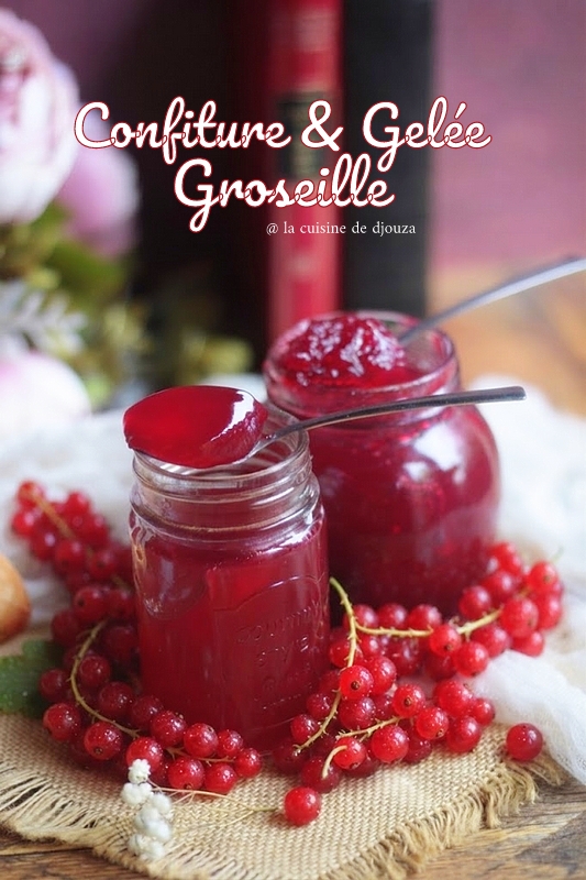 Confiture de groseille sans pépins