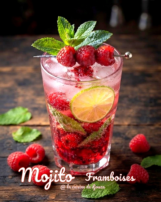 Mojito framboise sans alcool