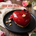 Entremets cœur framboise praliné pour 2