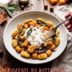 Gnocchis au butternut et tracciatella